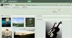 Desktop Screenshot of camhaoir.deviantart.com