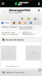 Mobile Screenshot of dianacopperfield.deviantart.com