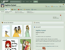 Tablet Screenshot of nagihiko-fujisaki.deviantart.com