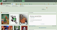 Desktop Screenshot of graphicsbygranda.deviantart.com