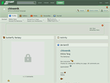 Tablet Screenshot of chineenik.deviantart.com