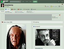Tablet Screenshot of metamakeup.deviantart.com
