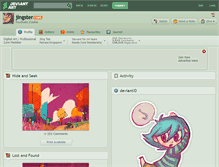 Tablet Screenshot of jingster.deviantart.com