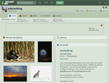 Tablet Screenshot of mitchellkrog.deviantart.com