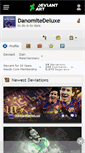 Mobile Screenshot of danomitedeluxe.deviantart.com