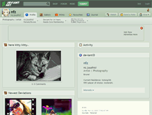 Tablet Screenshot of nfz.deviantart.com