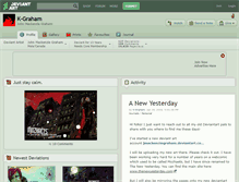 Tablet Screenshot of k-graham.deviantart.com