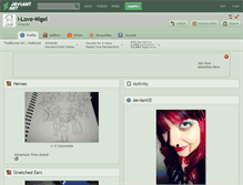 Tablet Screenshot of i-love-nigel.deviantart.com