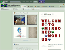 Tablet Screenshot of mirroredmobius.deviantart.com