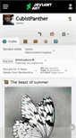 Mobile Screenshot of cubistpanther.deviantart.com