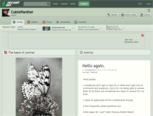 Tablet Screenshot of cubistpanther.deviantart.com
