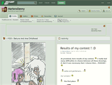 Tablet Screenshot of marionxdanny.deviantart.com