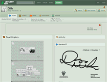 Tablet Screenshot of diiih.deviantart.com