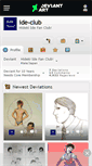 Mobile Screenshot of ide-club.deviantart.com
