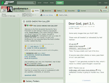 Tablet Screenshot of goodomens.deviantart.com