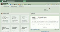 Desktop Screenshot of darklove88.deviantart.com