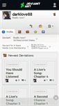 Mobile Screenshot of darklove88.deviantart.com