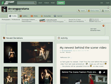 Tablet Screenshot of dewanggapratama.deviantart.com