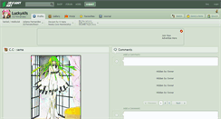 Desktop Screenshot of luckyalis.deviantart.com
