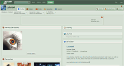 Desktop Screenshot of lulunoel.deviantart.com