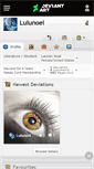 Mobile Screenshot of lulunoel.deviantart.com
