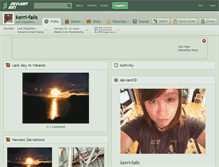 Tablet Screenshot of kerri-fails.deviantart.com