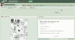 Desktop Screenshot of christinaxizzy4eva.deviantart.com