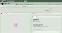 Desktop Screenshot of mustang-stock.deviantart.com