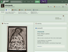 Tablet Screenshot of missmands.deviantart.com