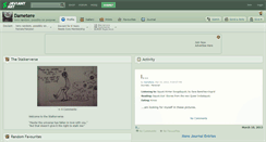 Desktop Screenshot of dametere.deviantart.com