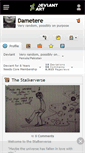 Mobile Screenshot of dametere.deviantart.com