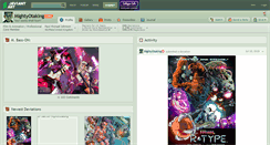 Desktop Screenshot of mightyotaking.deviantart.com
