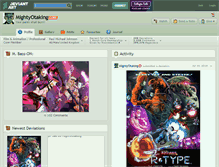 Tablet Screenshot of mightyotaking.deviantart.com