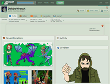 Tablet Screenshot of dirkthewrench.deviantart.com