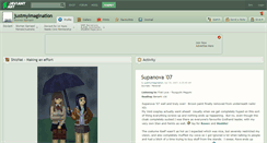 Desktop Screenshot of justmyimagination.deviantart.com