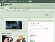 Tablet Screenshot of dace-armada.deviantart.com