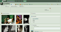 Desktop Screenshot of blue-goddess.deviantart.com