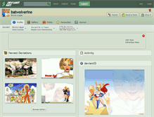 Tablet Screenshot of batwolverine.deviantart.com