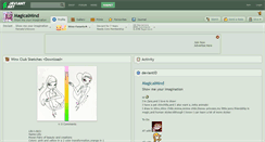 Desktop Screenshot of magicalmind.deviantart.com