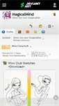 Mobile Screenshot of magicalmind.deviantart.com