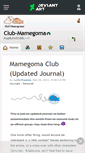 Mobile Screenshot of club-mamegoma.deviantart.com