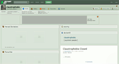 Desktop Screenshot of claustrophobic.deviantart.com