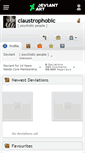 Mobile Screenshot of claustrophobic.deviantart.com