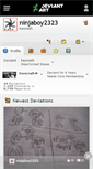 Mobile Screenshot of ninjaboy2323.deviantart.com