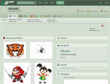 Tablet Screenshot of crisaseo.deviantart.com