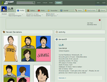 Tablet Screenshot of lljb.deviantart.com