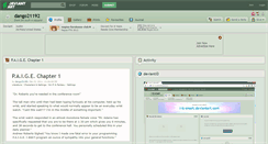 Desktop Screenshot of dango21192.deviantart.com