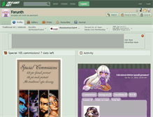 Tablet Screenshot of forunth.deviantart.com