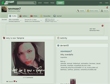 Tablet Screenshot of newmoon7.deviantart.com
