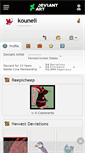 Mobile Screenshot of kouneli.deviantart.com